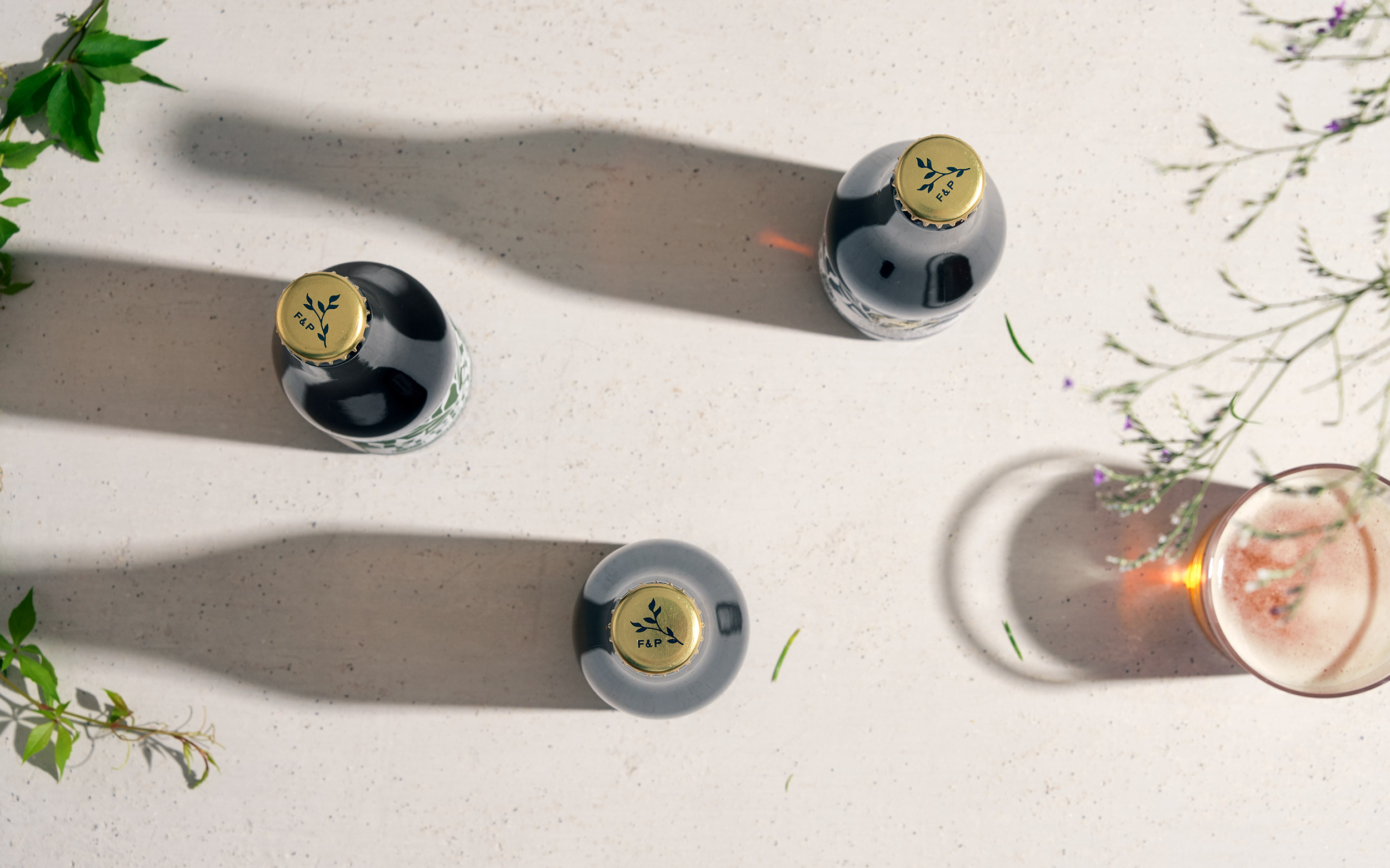 Neumeister packaging design botanicals beer bottles