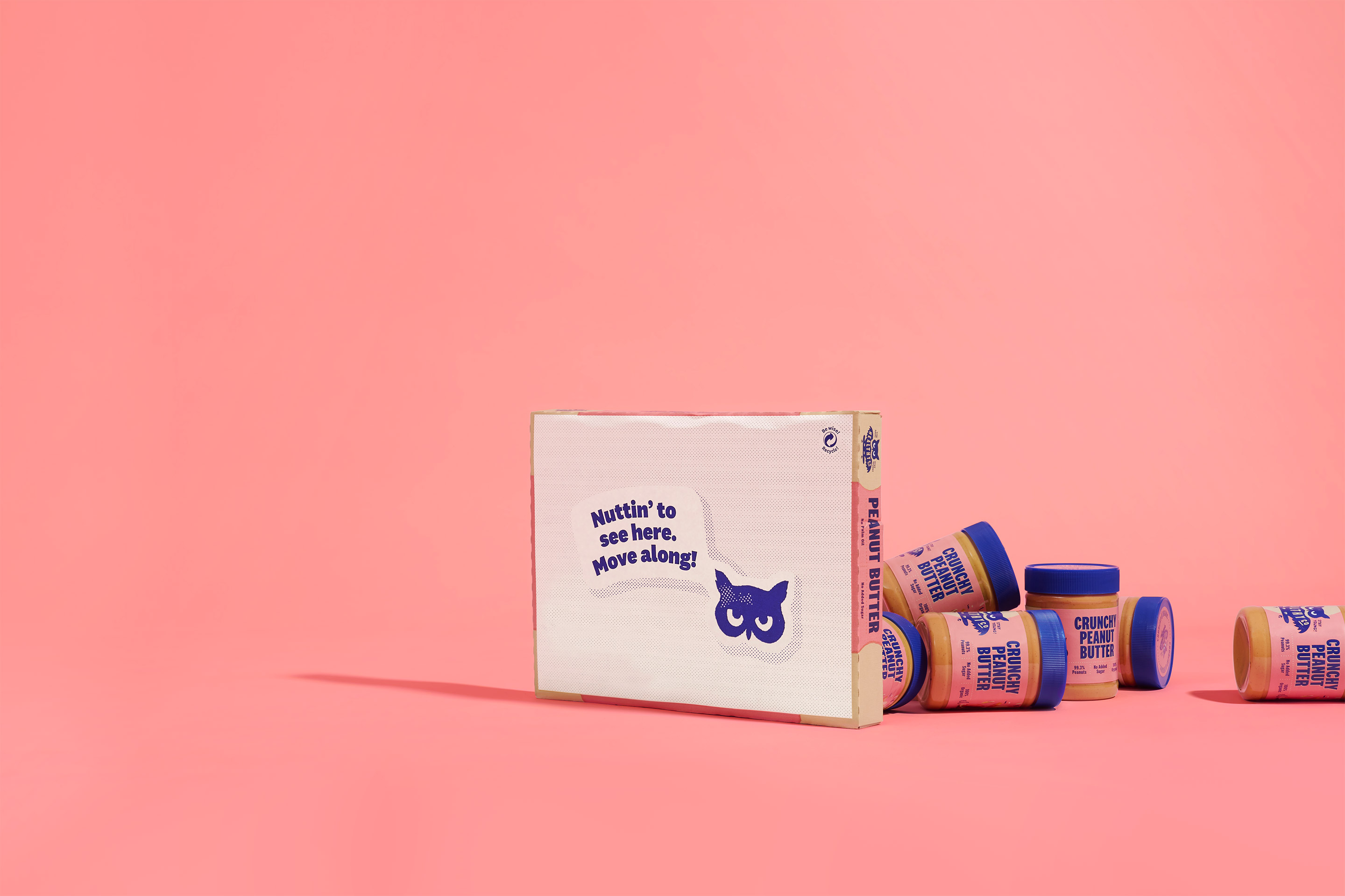 Neumeister brand identity peanut butter packages