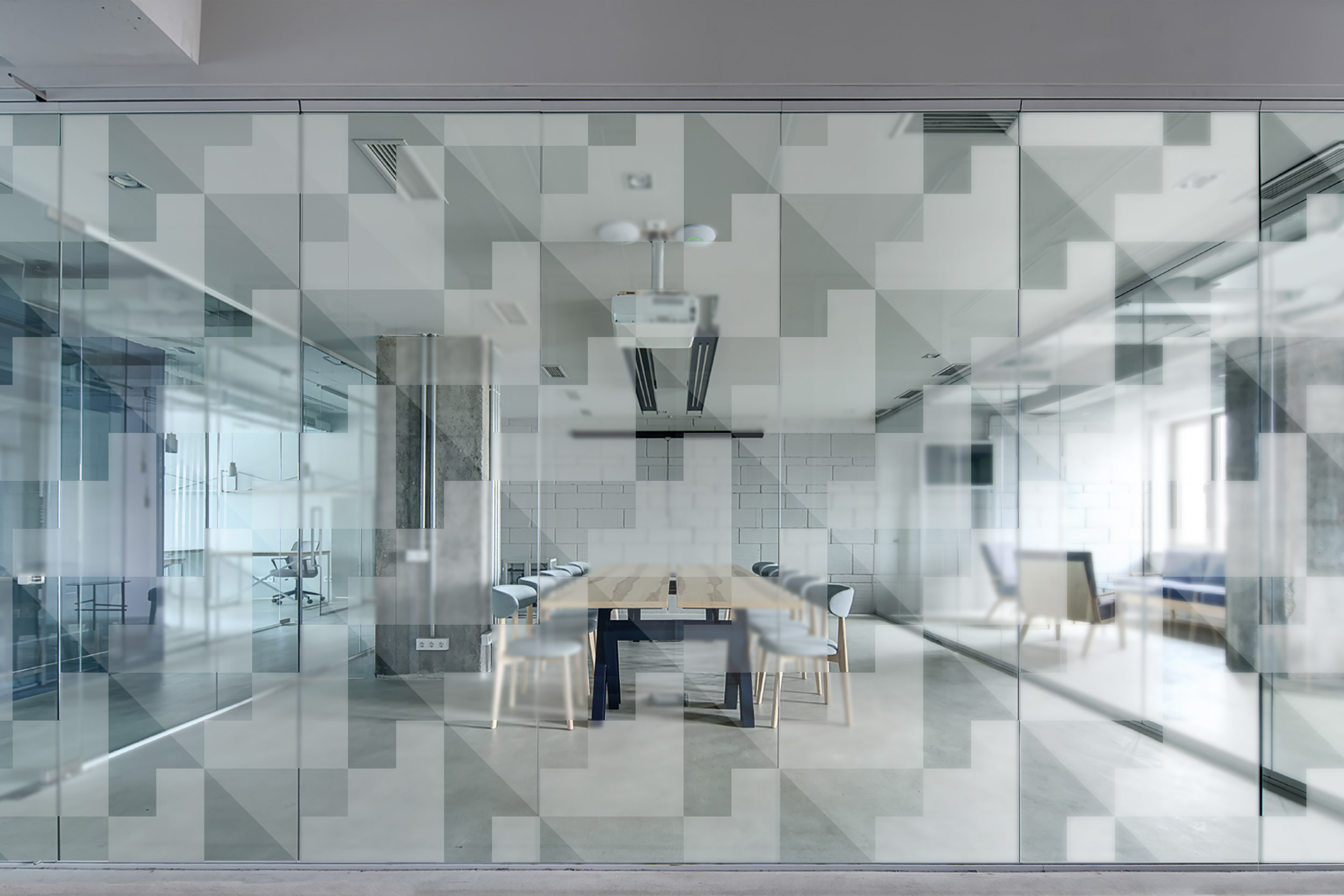 neumeister brand identity FOJAB wall pattern